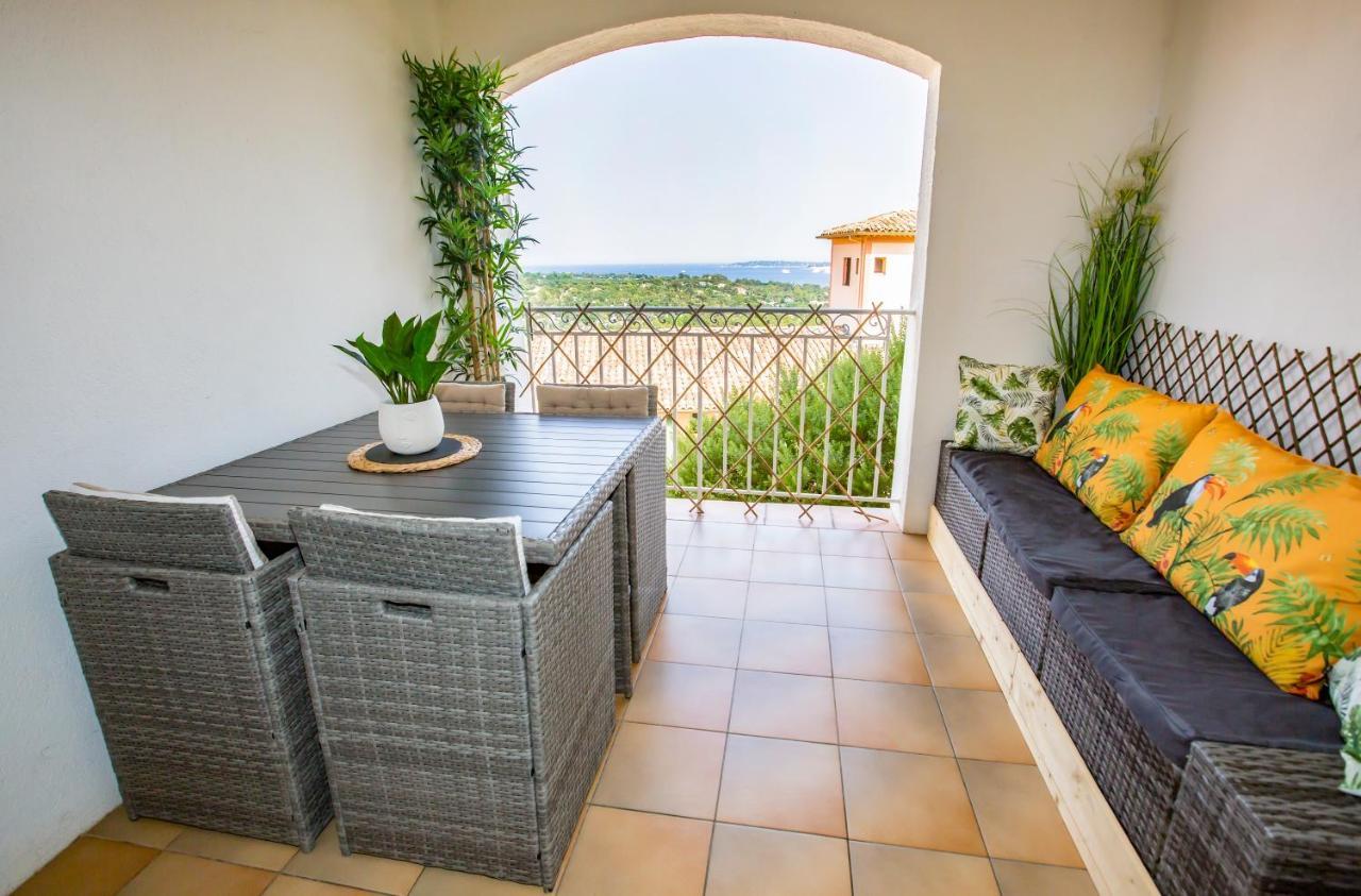 Le Tropik, Panoramic Sea View, Holiday Resort Grimaud Luaran gambar